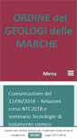 Mobile Screenshot of geologimarche.it